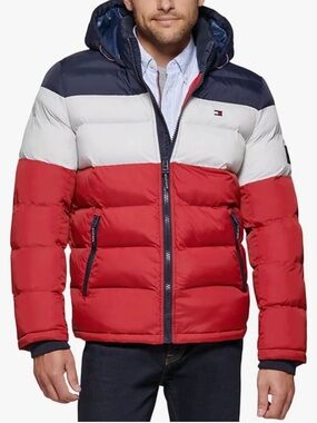 Tommy Hilfiger • NWT $175 men’s puffer jacket PTP 24”